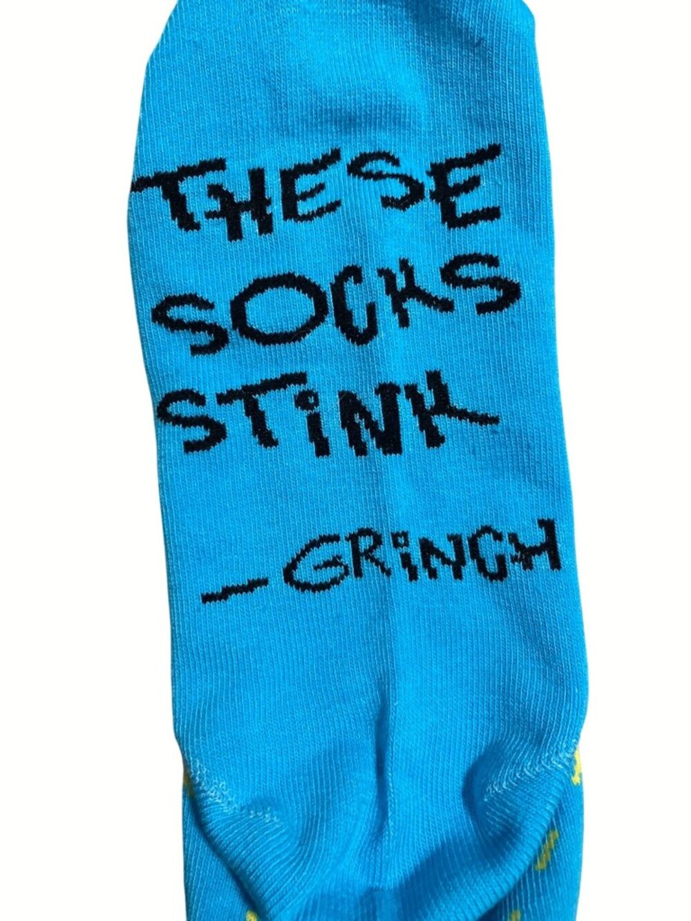 McDonald's Blue Grinch-Themed Socks With Fun Graphics These Socks Stink - Picture 3 of 5